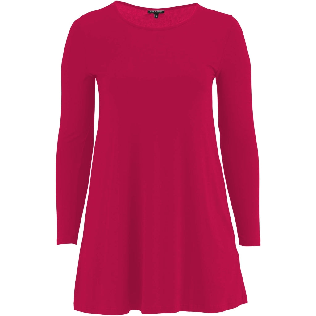 Sandgaard A-shape bluse med lange ærmer T-Shirt Pink
