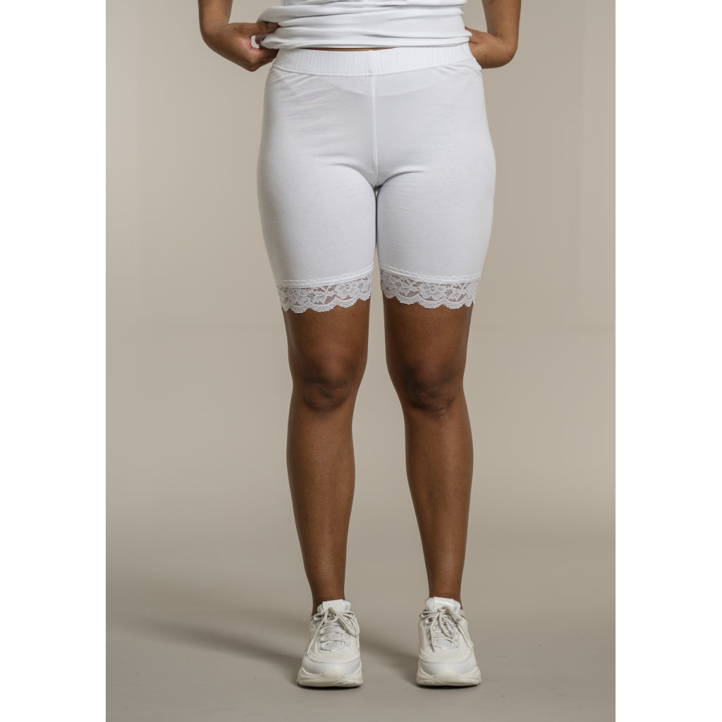 Sandgaard Biker Shorts with lace Biker Shorts White