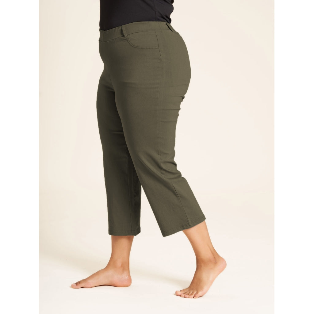 Sandgaard Bukser med 7/8 længde Pants Army Green