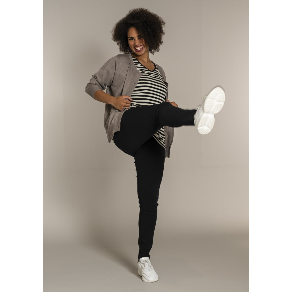 Sandgaard Cardigan Kort Cardigan Beige melange