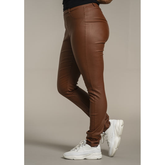 Sandgaard Coated pants Pants Cognac