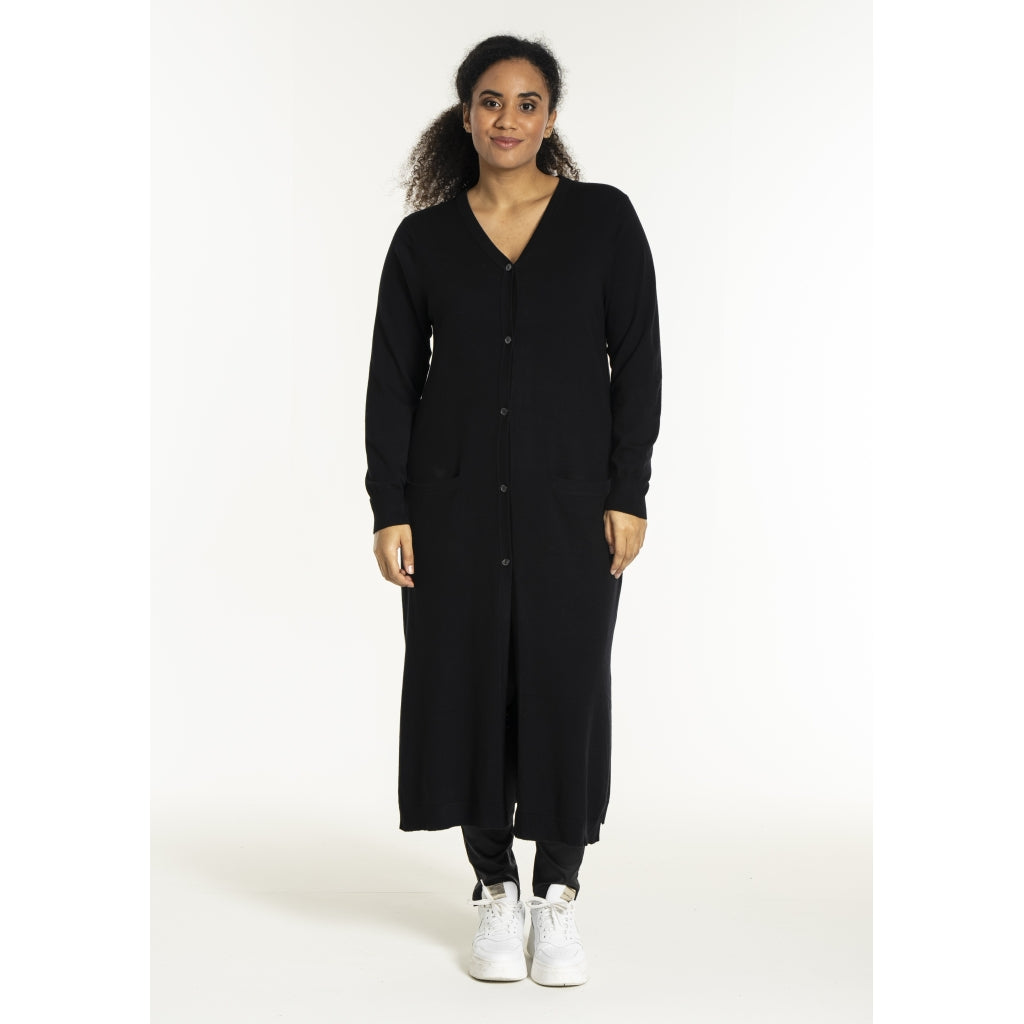 Sandgaard Helsinki - Long Cardigan Cardigan Black