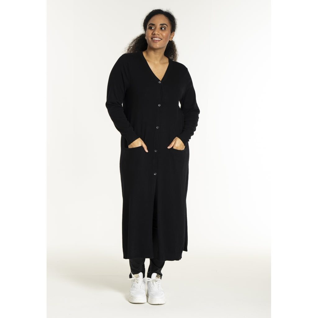Sandgaard Helsinki - Long Cardigan Cardigan Black