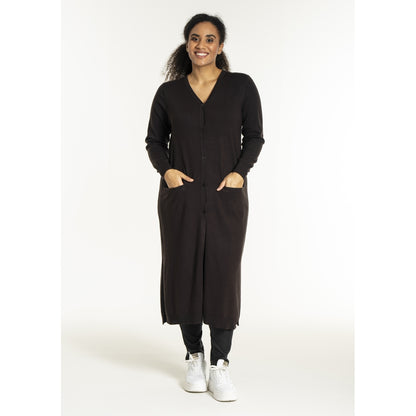 Sandgaard Helsinki - Long Cardigan Cardigan Dark Brown