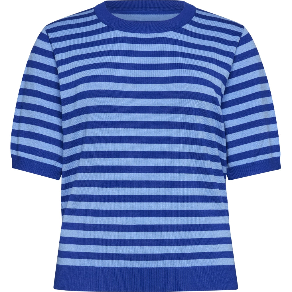 Sandgaard Helsinki - T-shirt - Stripes T-Shirt Cobolt Blue/Light Blue