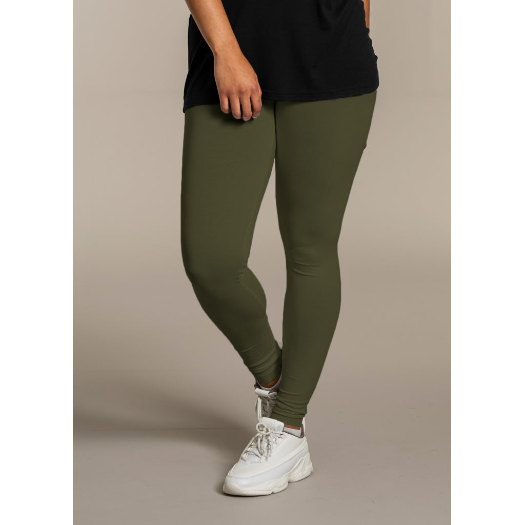 Sandgaard Jersey Leggings Leggings Khakigreen
