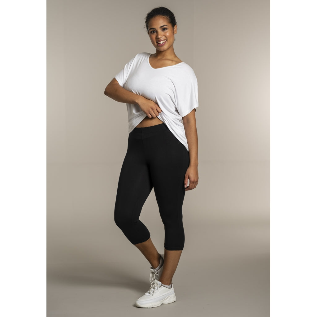 Sandgaard Jersey Leggings 3/4 Leggings Black