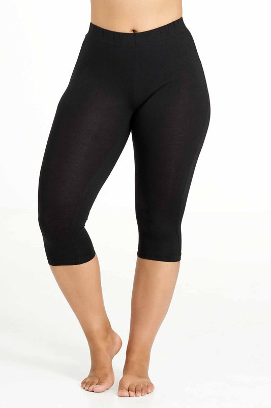 Sandgaard Jersey Leggings 3/4 Leggings Black