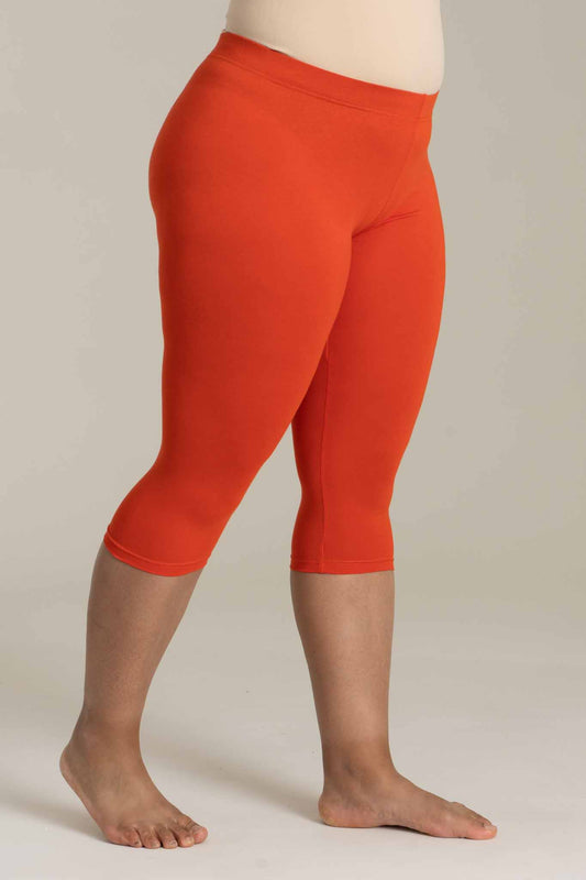 Sandgaard Jersey Leggings 3/4 Leggings Chili Orange