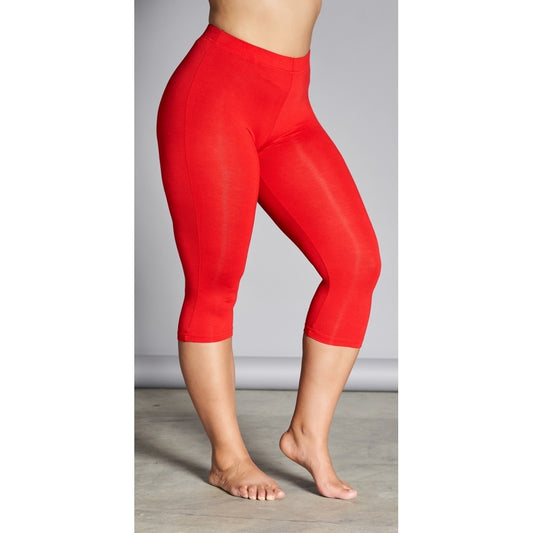 Sandgaard Jersey Leggings 3/4 Leggings Red