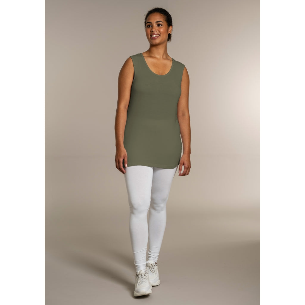 Sandgaard Kort panel top Top Army Green