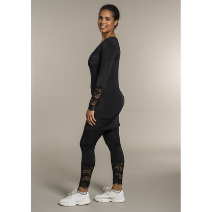 Sandgaard Leggings with lace Pants Black