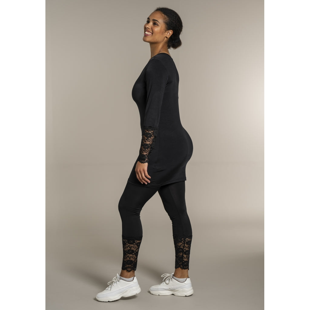 Sandgaard Leggings with lace Pants Black