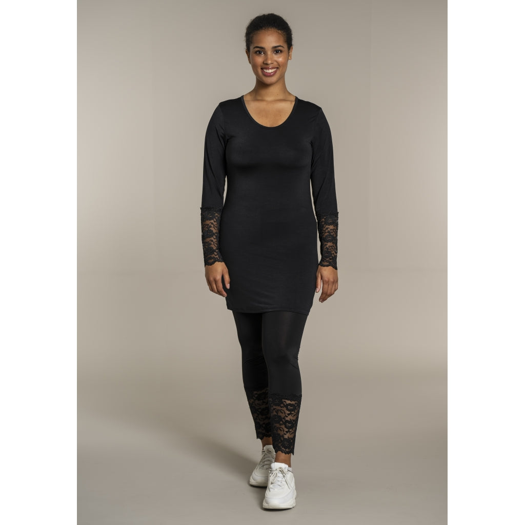 Sandgaard Leggings with lace Pants Black