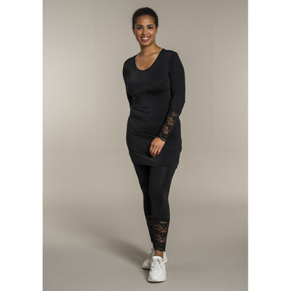 Sandgaard Leggings with lace Pants Black