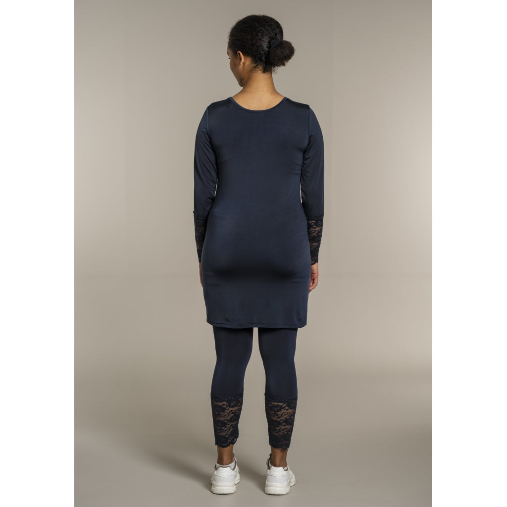 Sandgaard Leggings with lace Pants Dark Blue