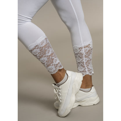 Sandgaard Leggings with lace Pants White