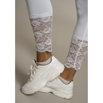 Sandgaard Leggings with lace Pants White