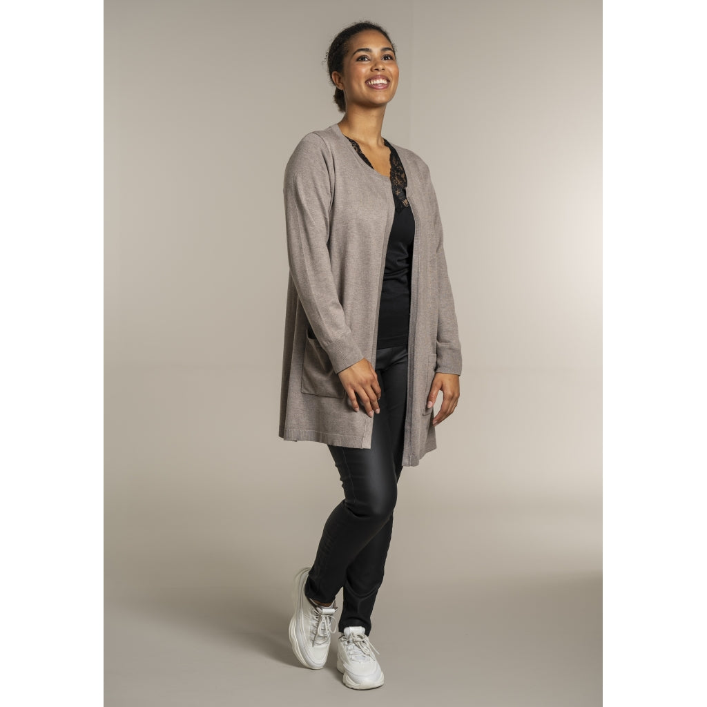 Sandgaard Long Cardigan Long Cardigan Beige melange