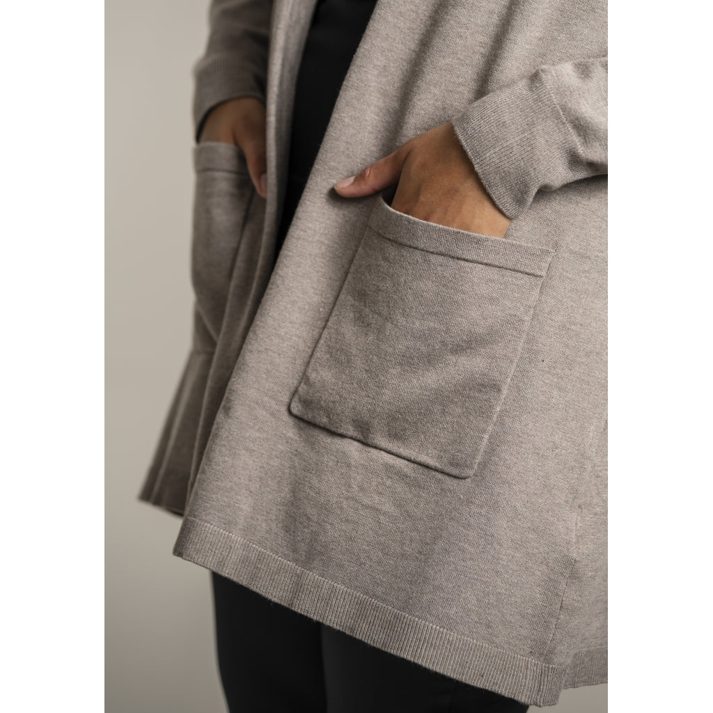 Sandgaard Long Cardigan Long Cardigan Beige melange