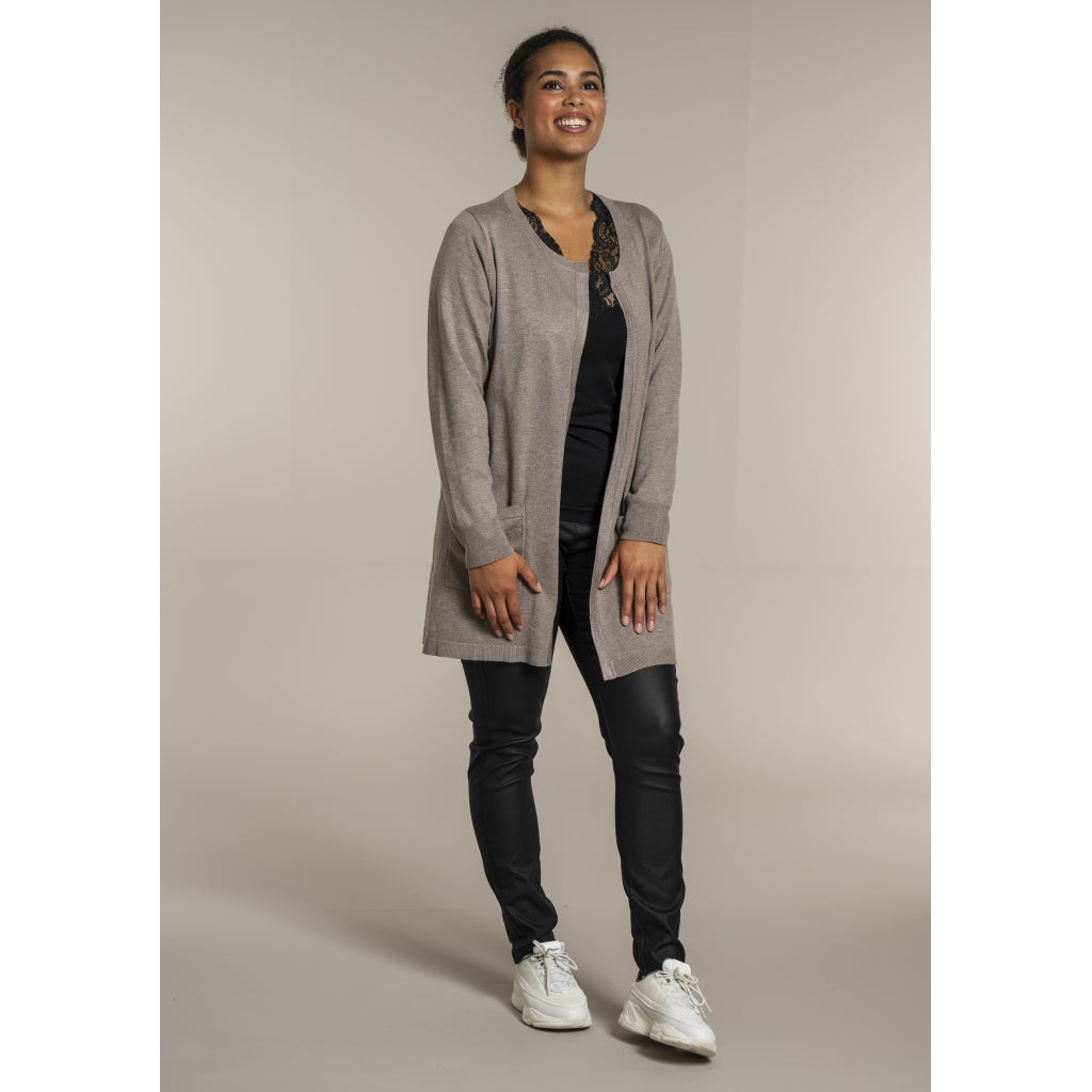 Sandgaard Long Cardigan Long Cardigan Beige melange