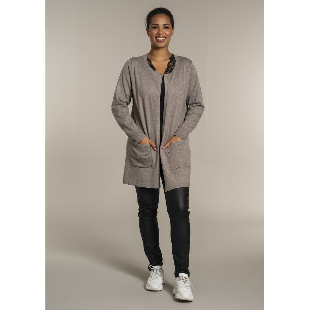 Sandgaard Long Cardigan Long Cardigan Beige melange