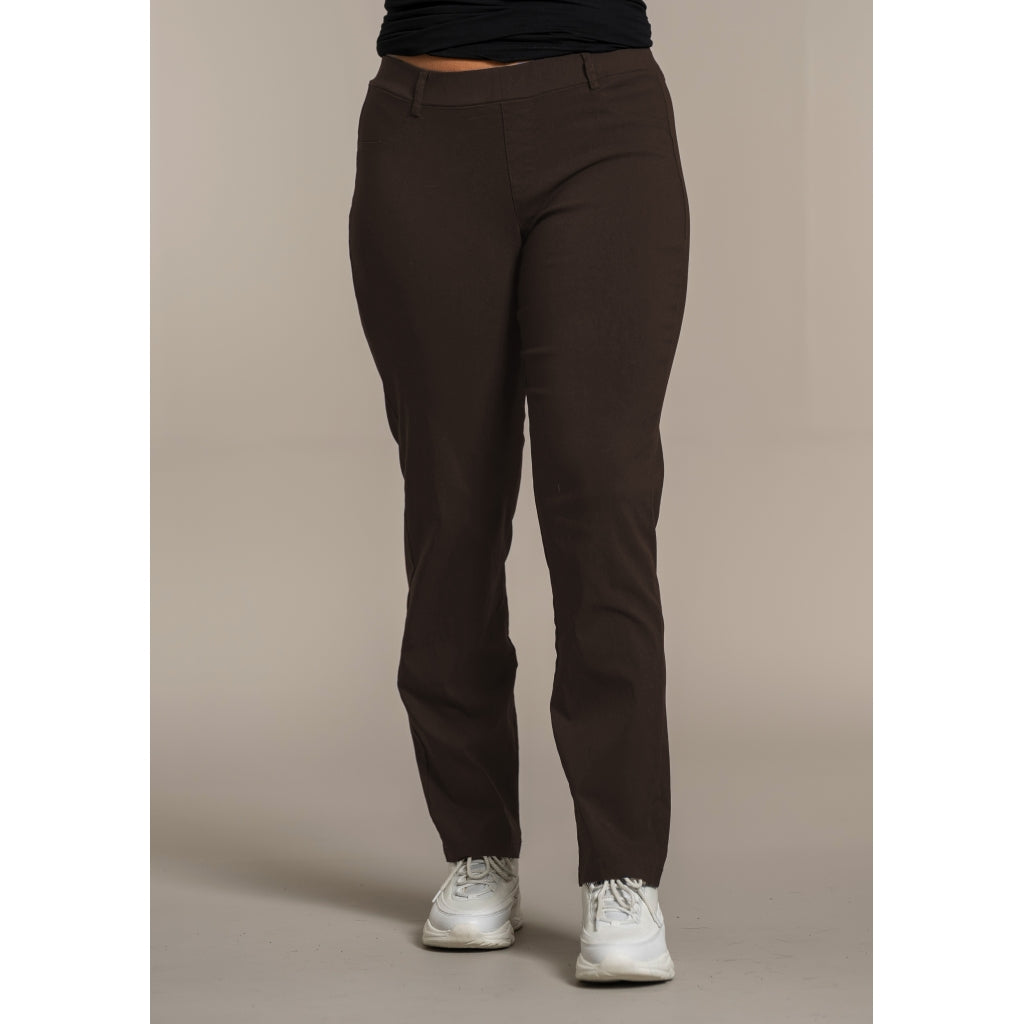 Sandgaard Pants mede brede ben Pants Brown