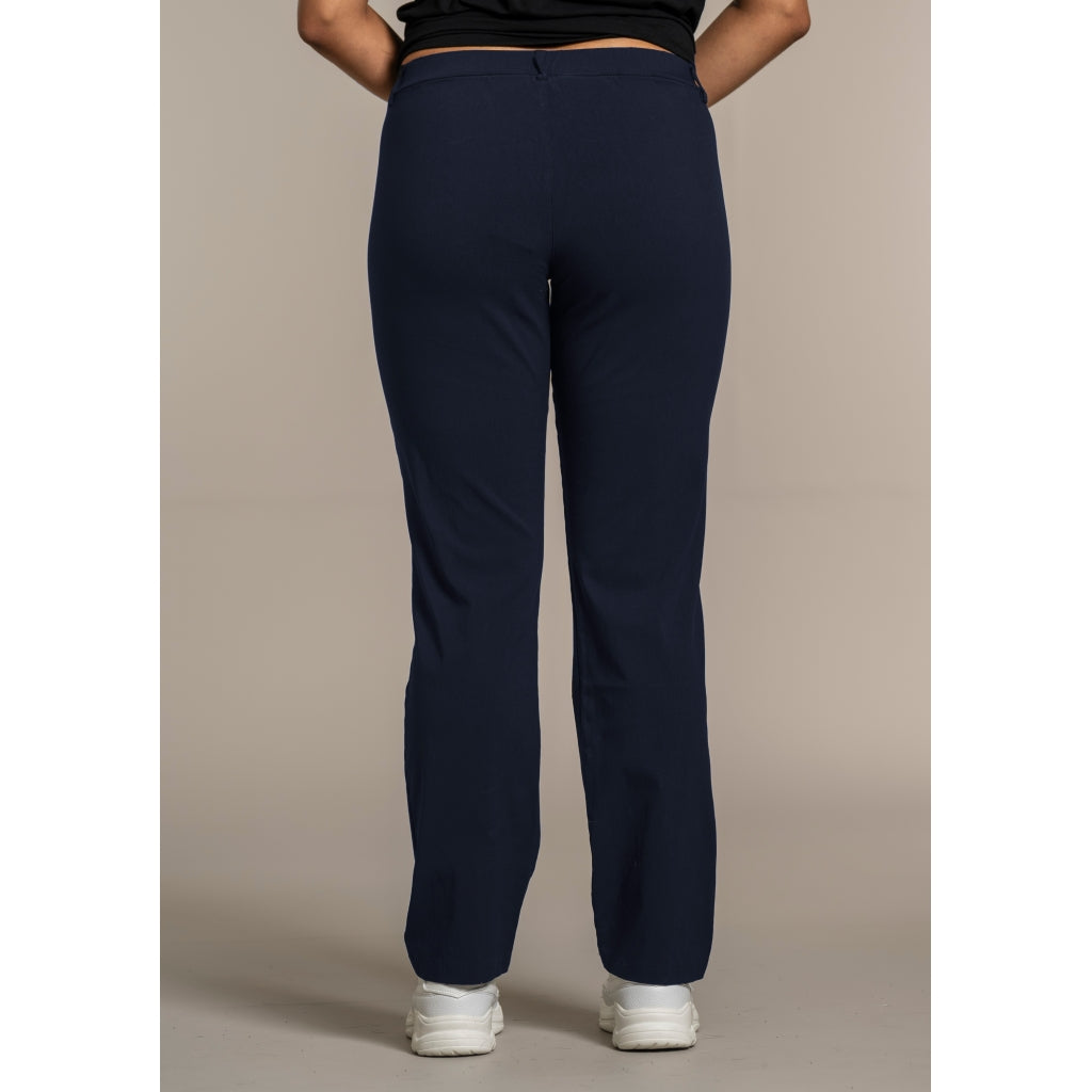 Sandgaard Pants w. wide legs Pants Dark Blue