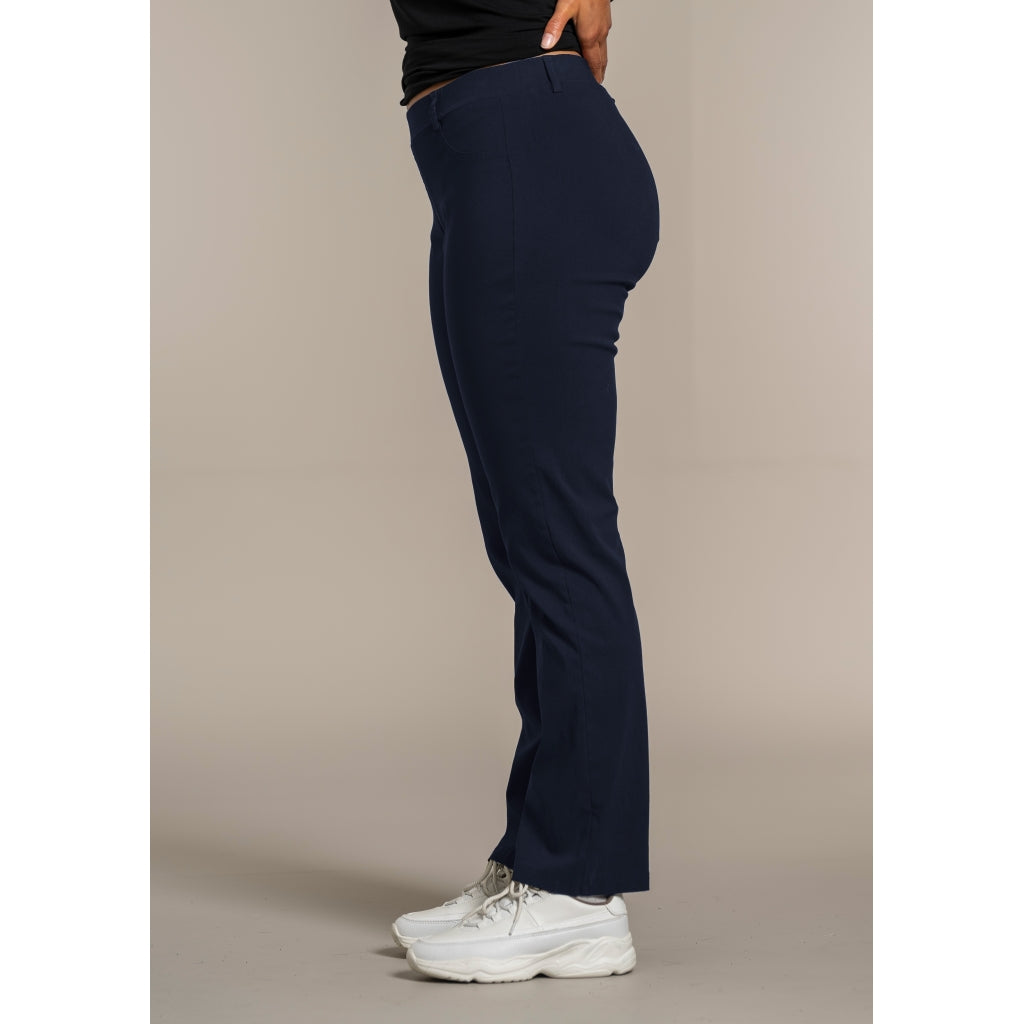 Sandgaard Pants w. wide legs Pants Dark Blue