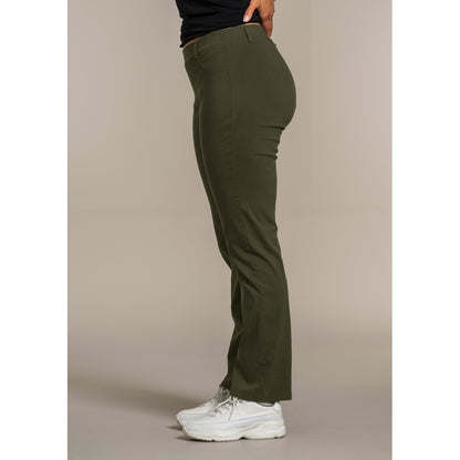 Sandgaard Pants w. wide legs Pants Khakigreen