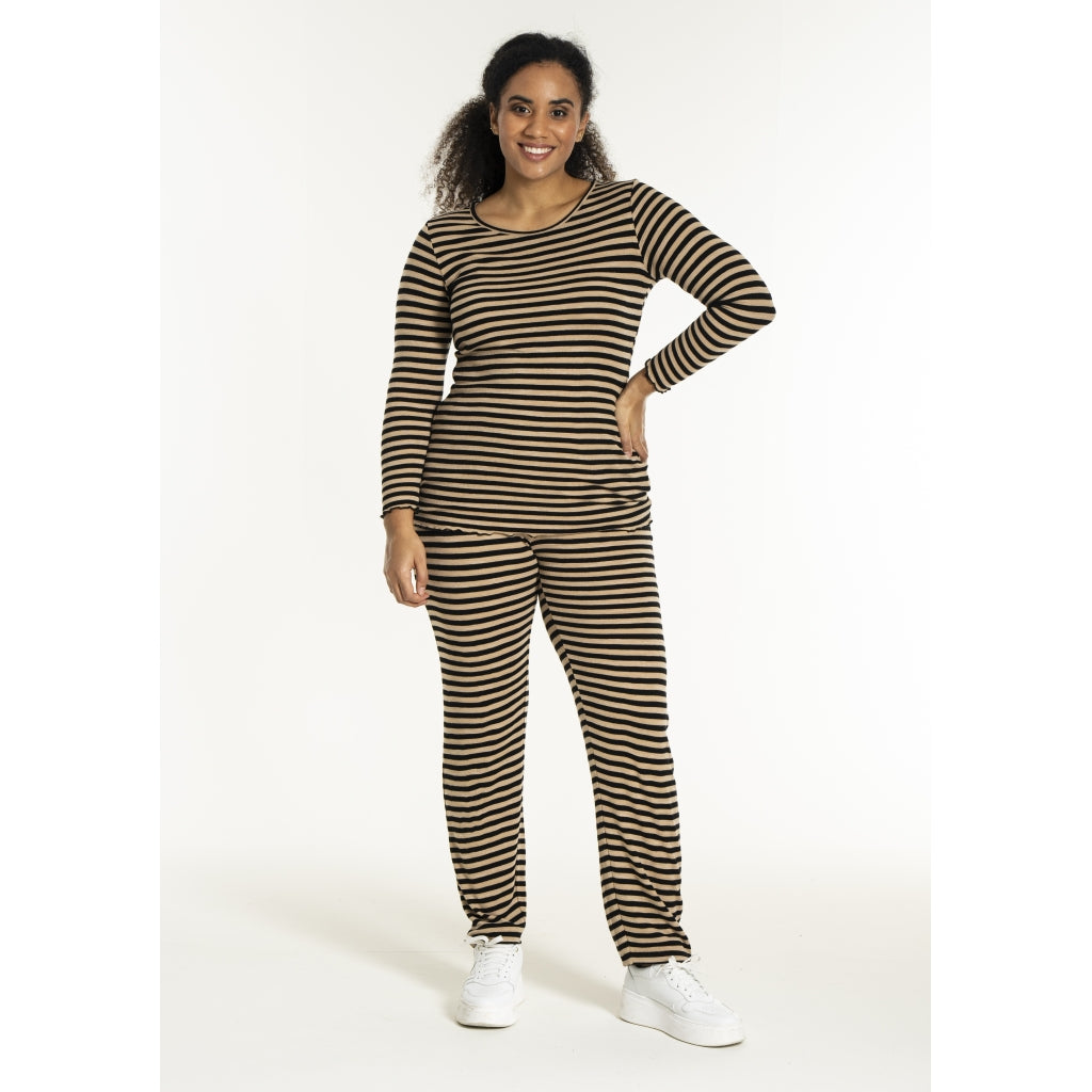 Sandgaard Rib Pants Pants Black/Sand