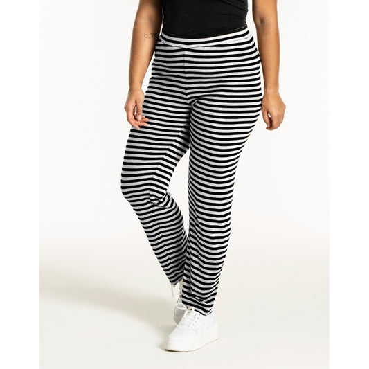 Sandgaard Rib Pants Pants Black/White