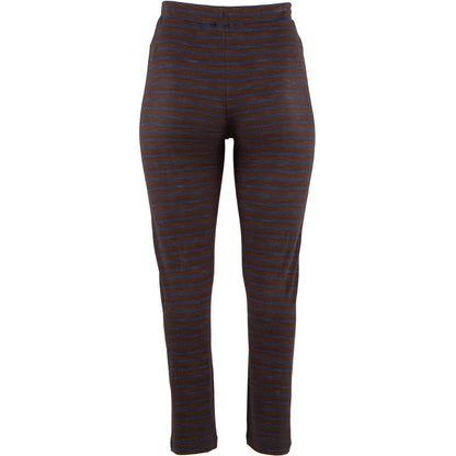 Sandgaard Rib Pants Pants Dark Blue/Dark Brown