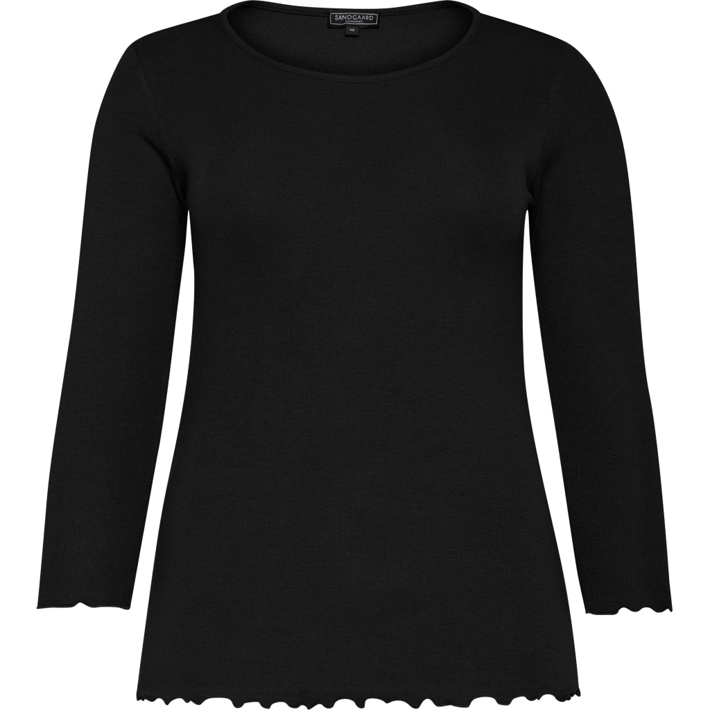 Sandgaard Rib Top Top Black