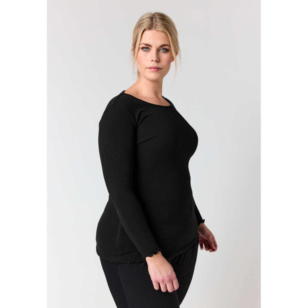 Sandgaard Rib Top Top Black