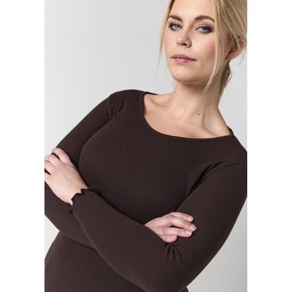 Sandgaard Rib Top Top Brown