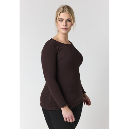 Sandgaard Rib Top Top Brown