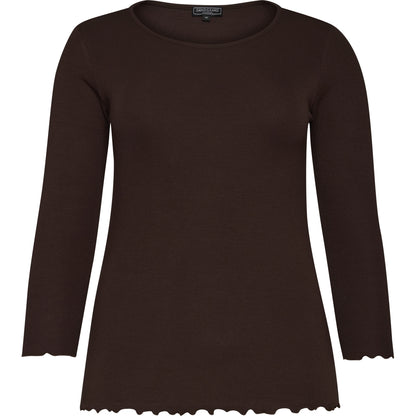 Sandgaard Rib Top Top Brown