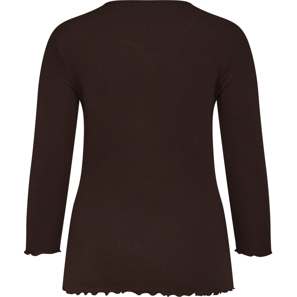 Sandgaard Rib Top Top Brown