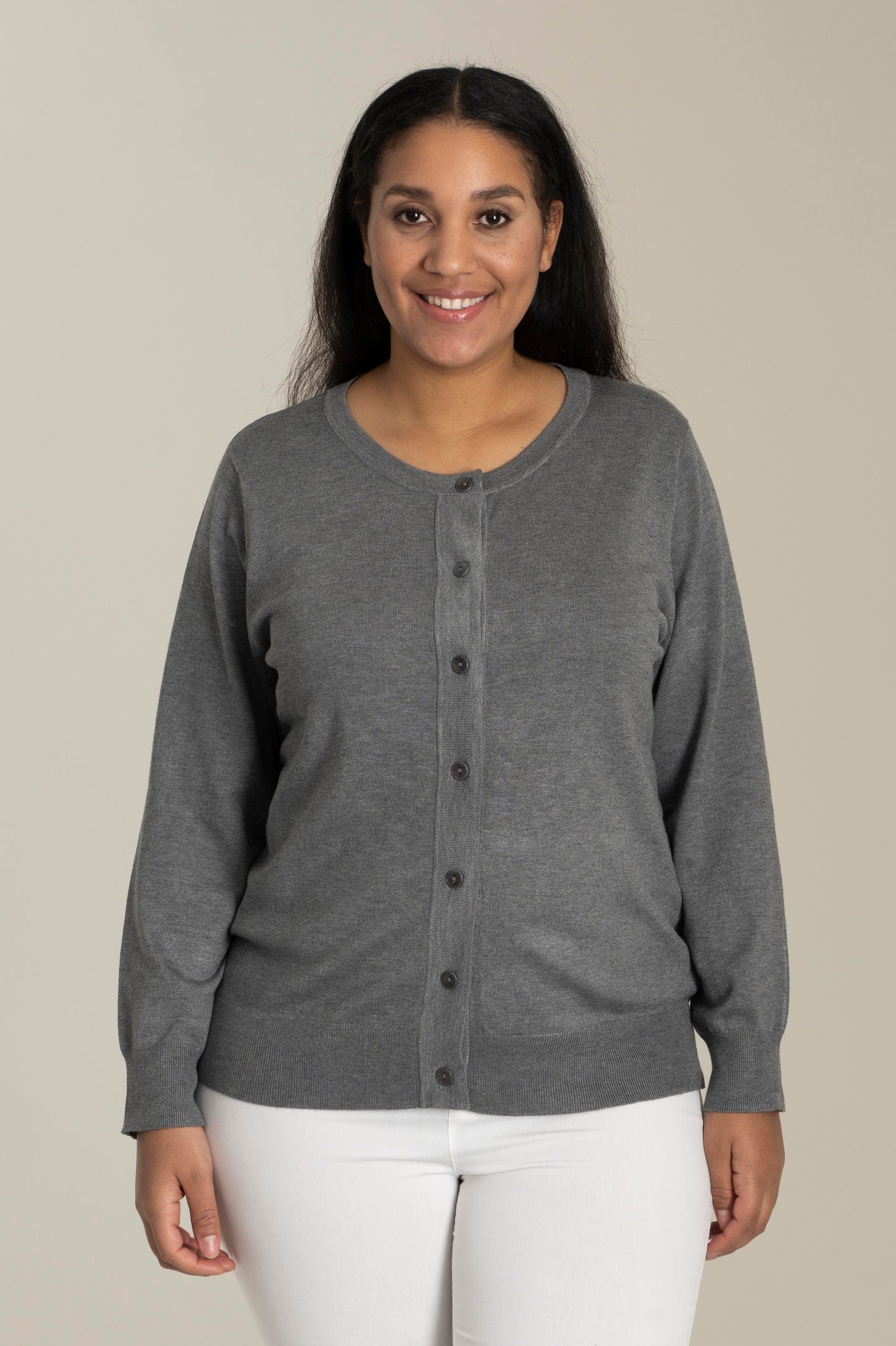 Sandgaard Short Cardigan Cardigan Grey Melange