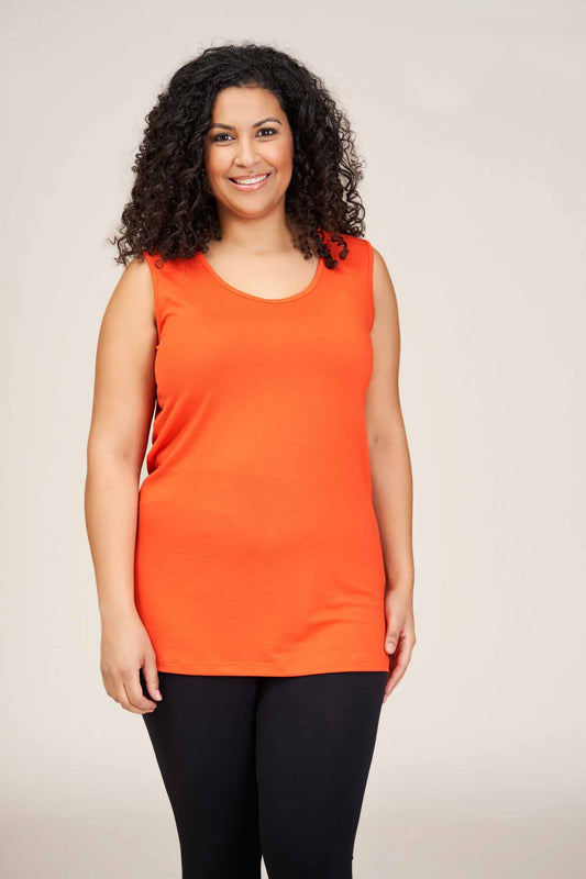 Sandgaard Short panel top Top Chili Orange