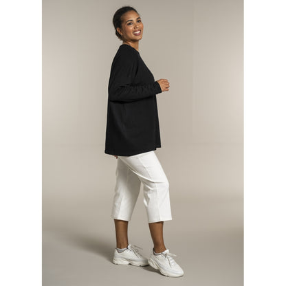 Sandgaard Strikket langærmet bluse Blouse Black