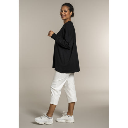 Sandgaard Strikket langærmet bluse Blouse Black