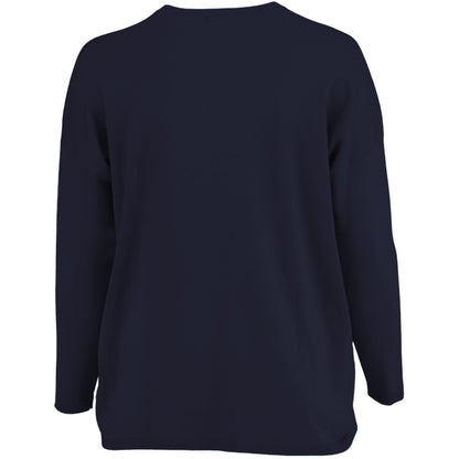 Sandgaard Strikket langærmet bluse Blouse Dark Blue