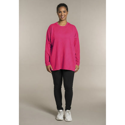 Sandgaard Strikket langærmet bluse Blouse Pink