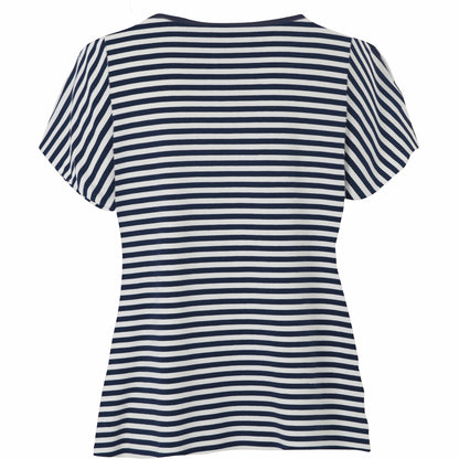 Sandgaard T-shirt T-Shirt Striped Navy/White