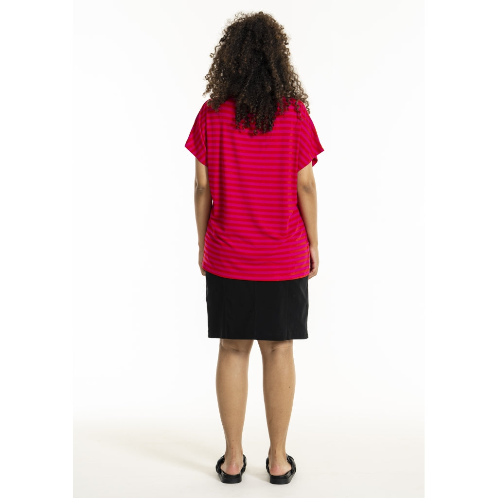 Sandgaard T-shirt T-Shirt Striped Red/Pink