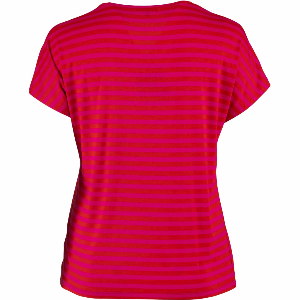 Sandgaard T-shirt T-Shirt Striped Red/Pink