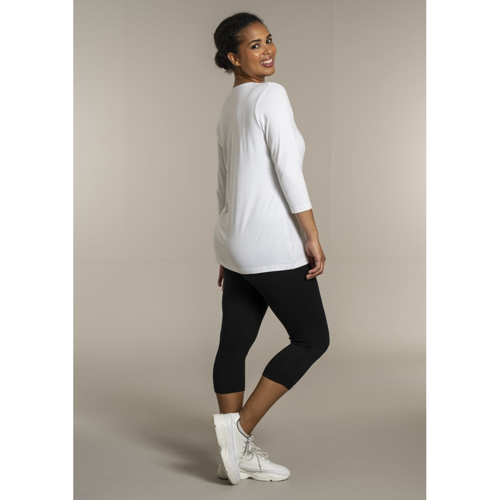 Sandgaard T-shirt med 3/4 ærmer T-Shirt White